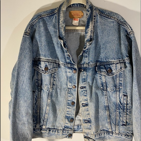 Levi's Other - Vintage acid washed jean truckers jacket.